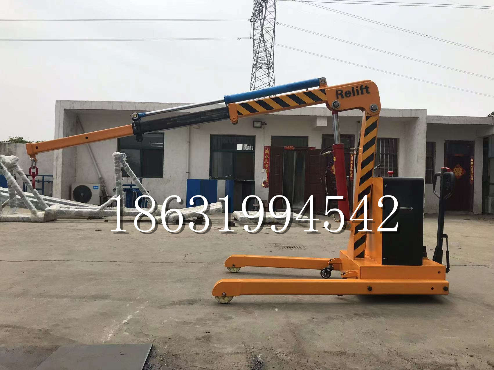 榆社县久征定做3吨三轮随车吊 农用园林绿化移树吊 平板工程用小吊机