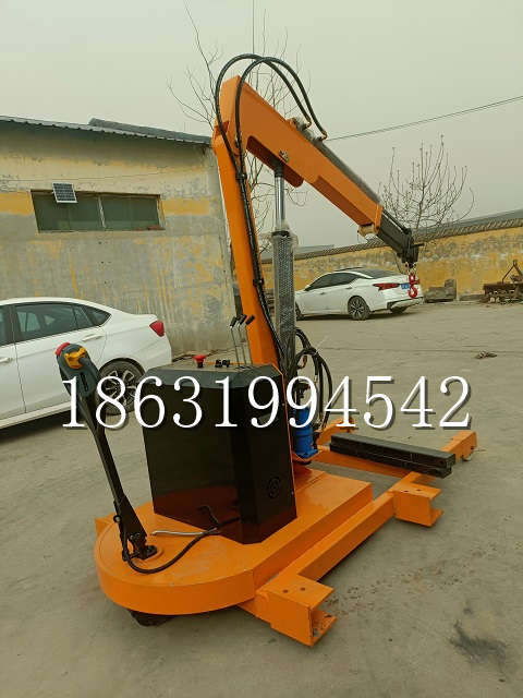 榆社县自卸车厢随车吊 自制轮式四不像起重机 四驱平板吊 5吨 贵盛