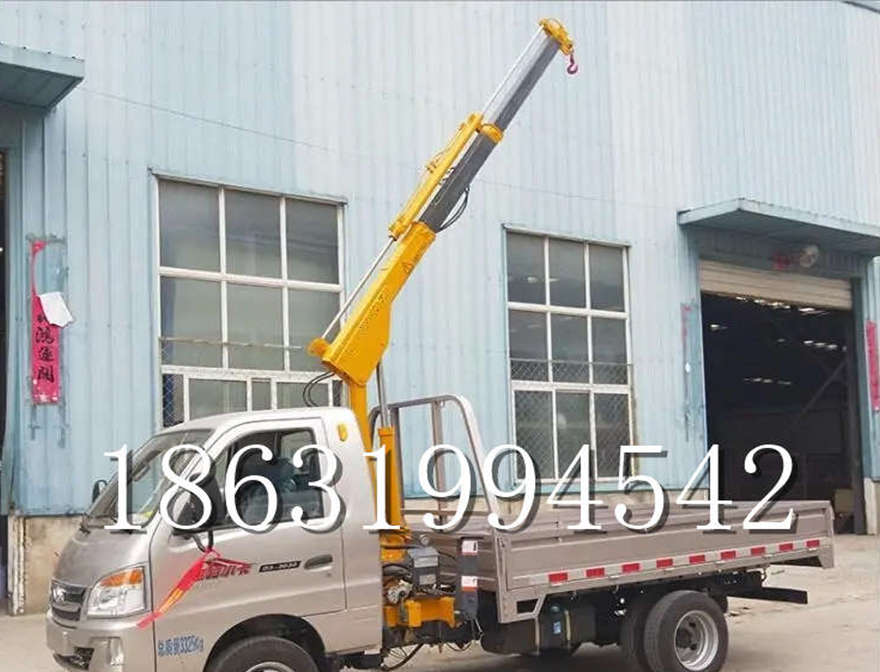 榆社县随车吊机小型12V液压车载吊全地形履带吊货车随车吊机 多功能液压伸缩吊小型